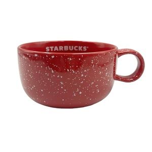 Starbucks | 16oz Red & White Speckled Confetti Coffee Tea Mug 2019